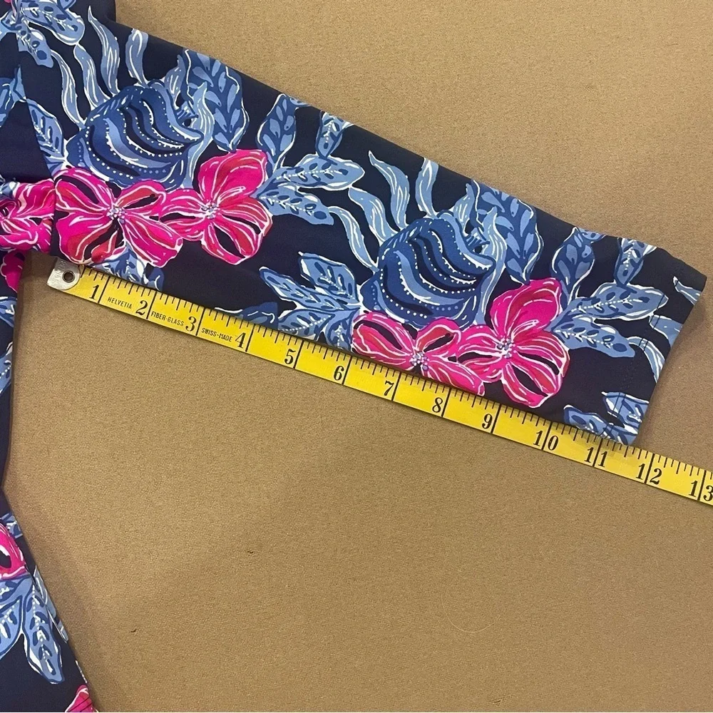 Girl’s Lilly Pulitzer Bobby Rashguard Low Tide Navy It’s Ofishell 12/14 See Desc